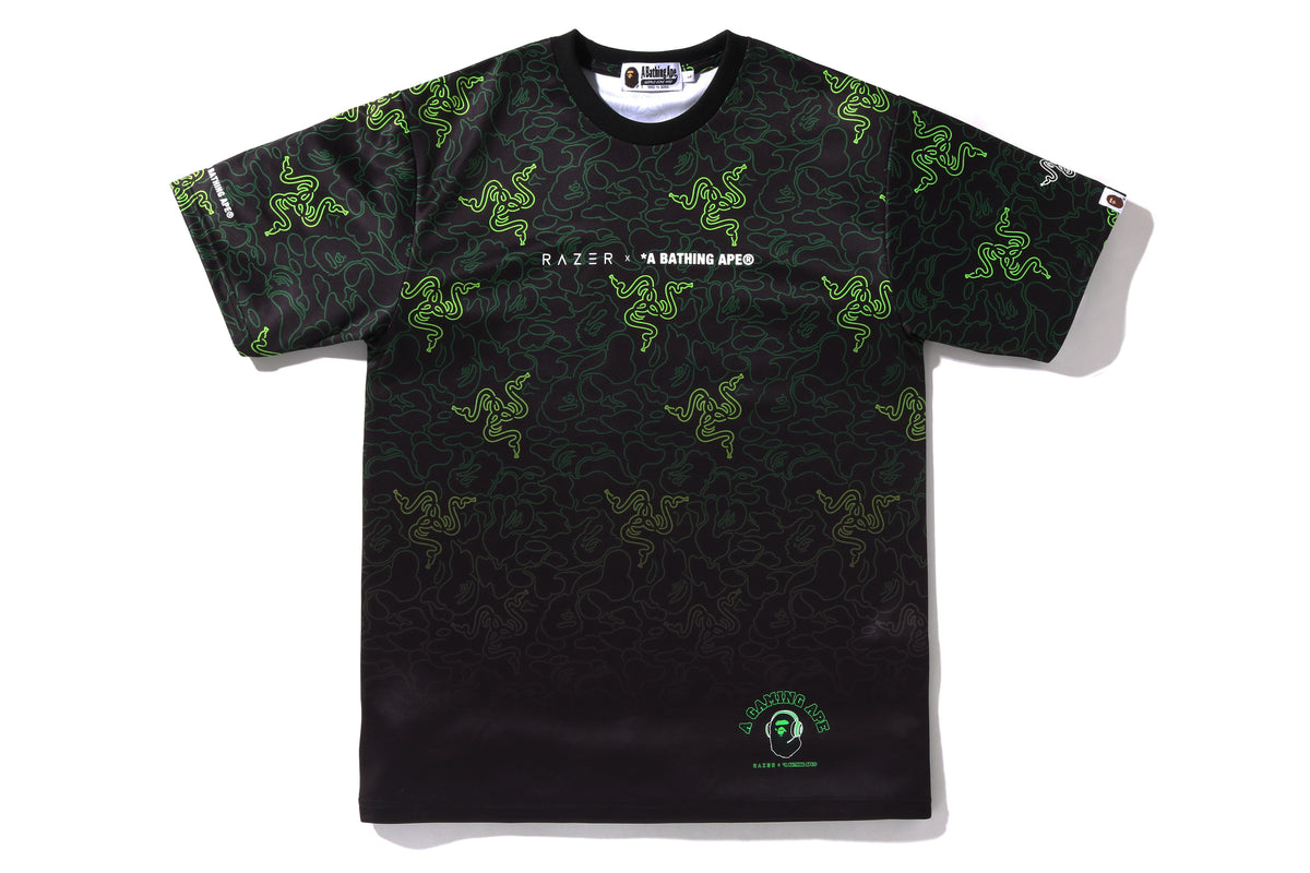 BAPEÂ® X RAZER NEON CAMO TEAM TEE