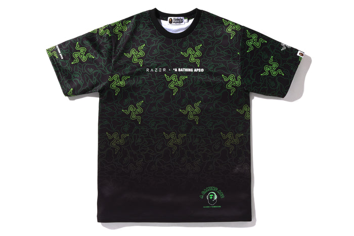 BAPEÂ® X RAZER NEON CAMO TEAM TEE