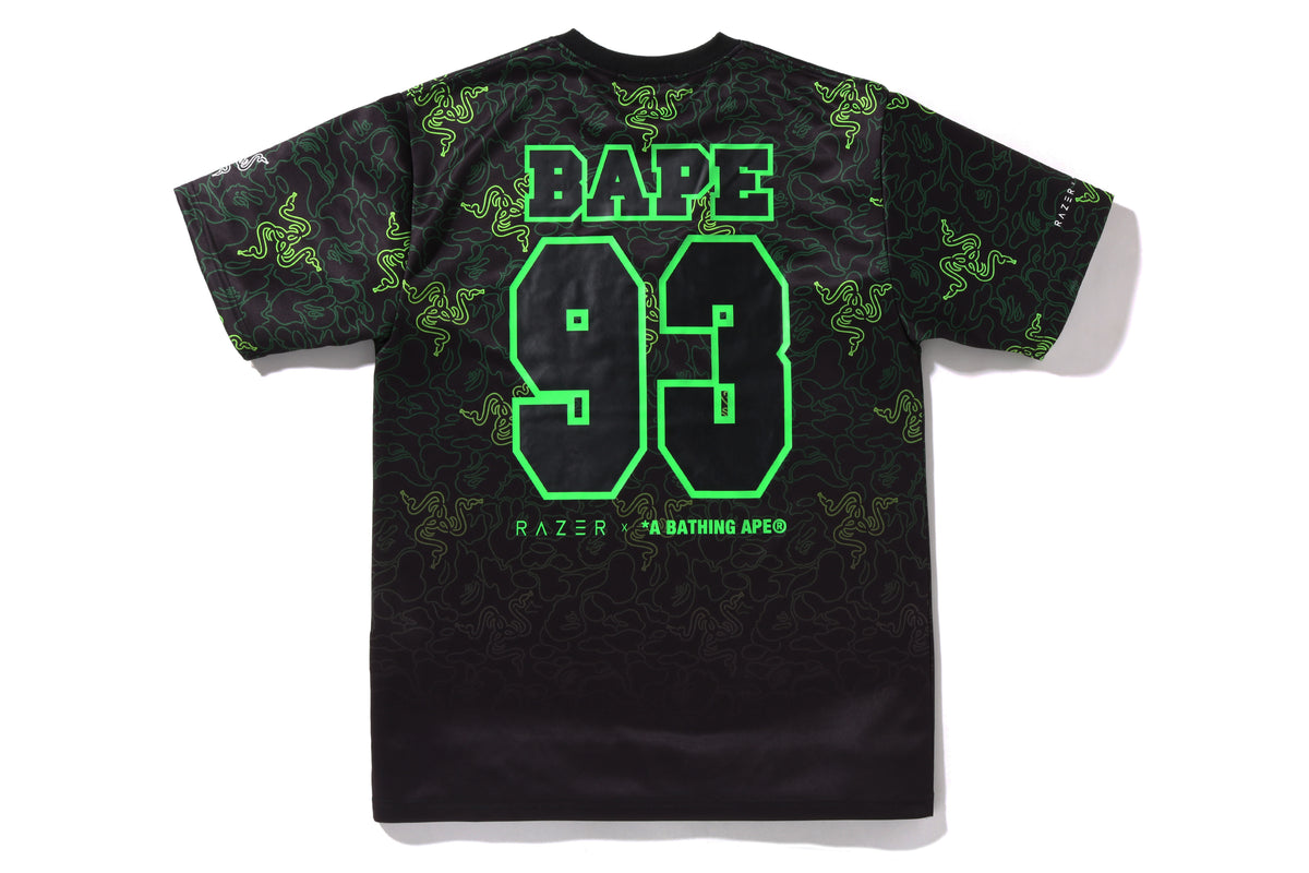 BAPEÂ® X RAZER NEON CAMO TEAM TEE