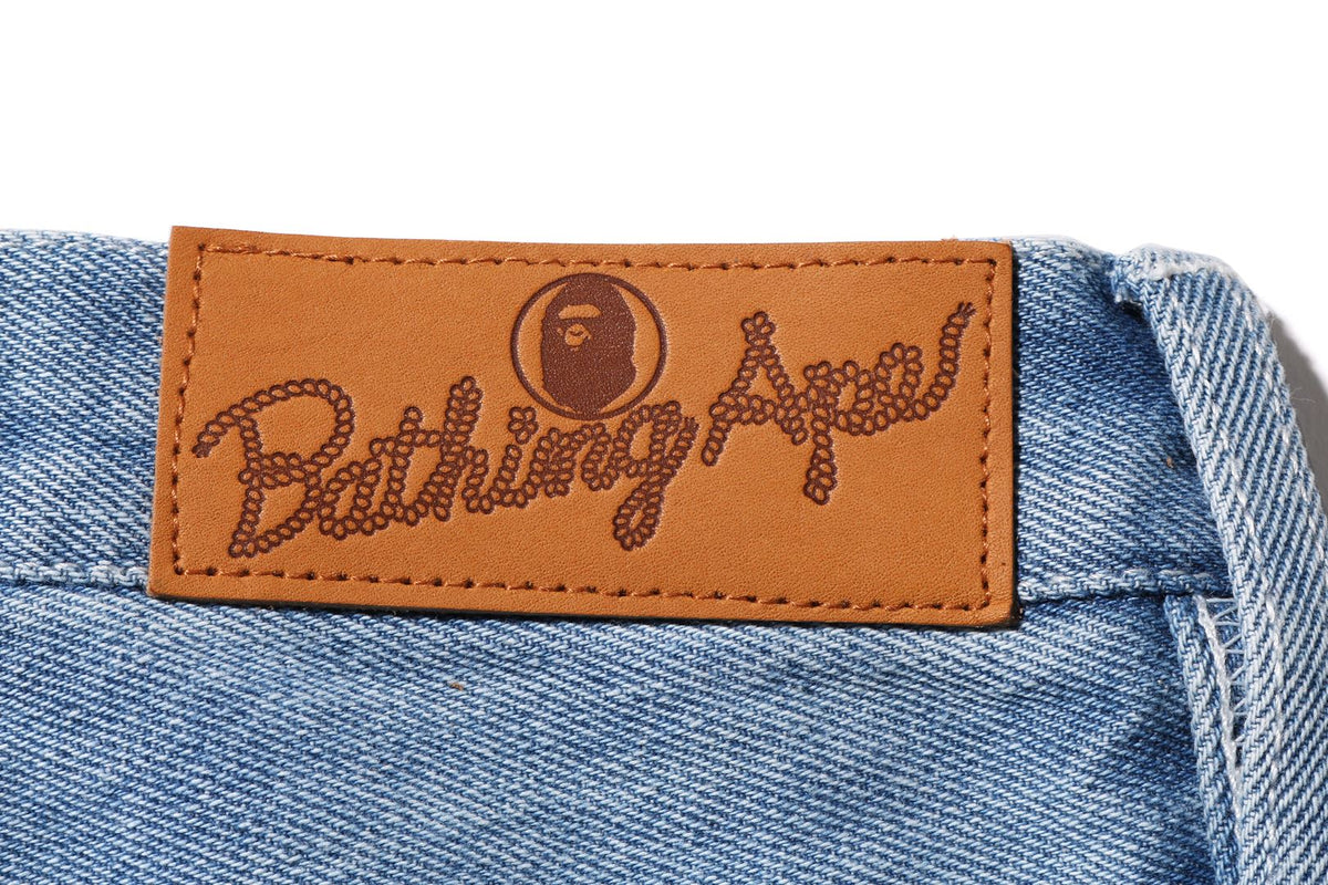 DAMAGED HIGHWAIST WIDE DENIM PANTS