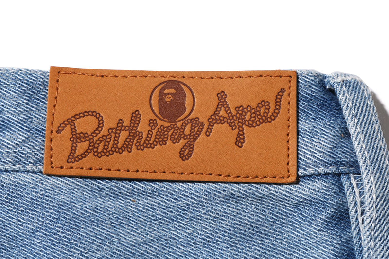 DAMAGED HIGHWAIST WIDE DENIM PANTS