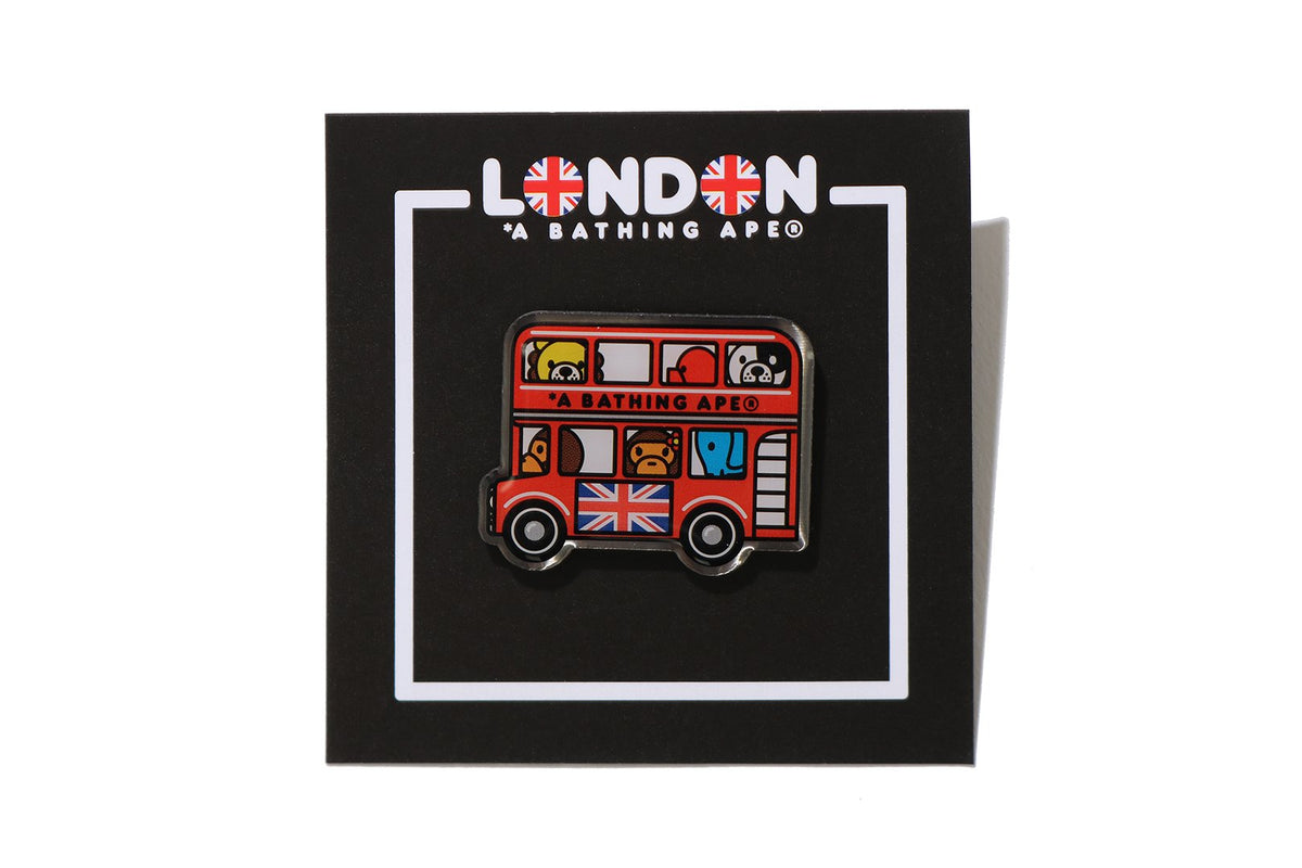 BAPE STOREÂ® LONDON LONDON BUS PINS #1