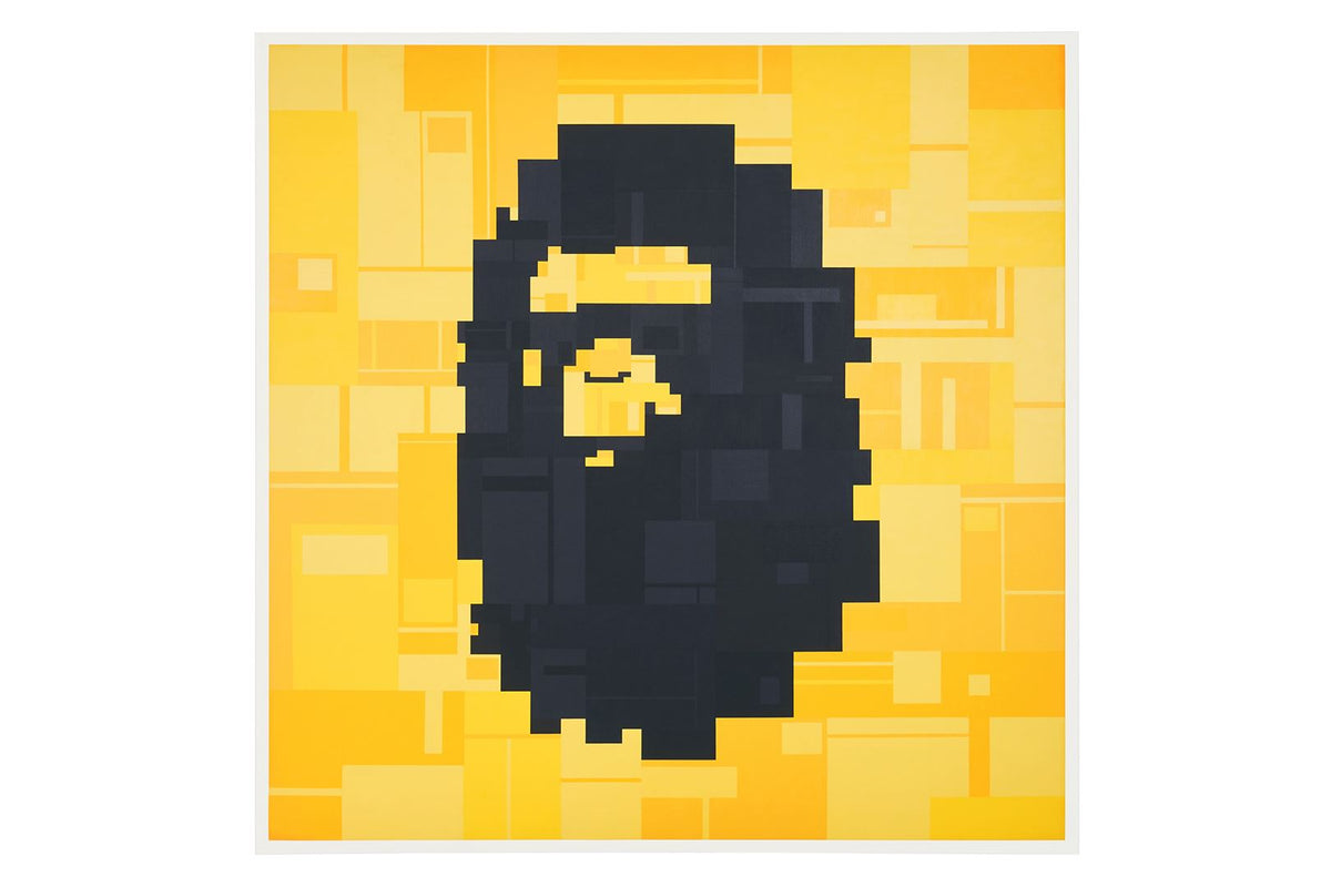 BAPEÂ® APE HEAD YELLOW & BLACK by ADAM LISTER