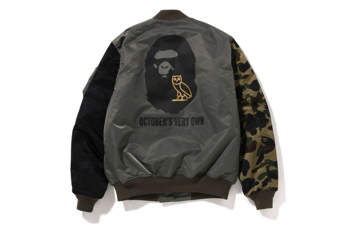 BAPE® X OVO LOOSE FIT MA-1