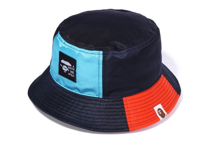 COLOR BLOCK BUCKET HAT