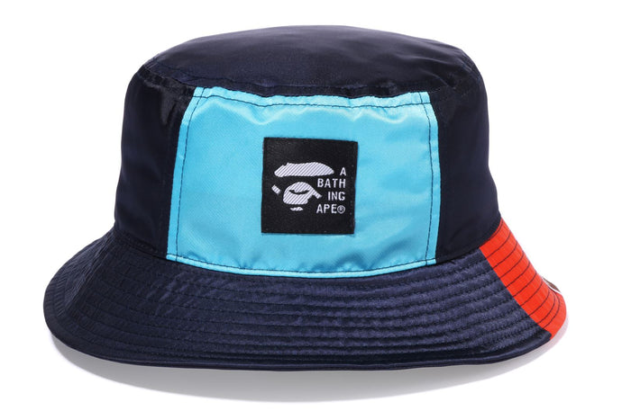 COLOR BLOCK BUCKET HAT