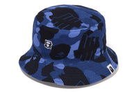 BAPEÂ® X UNDEFEATED COLOR CAMO FLANNEL BUCKET HAT