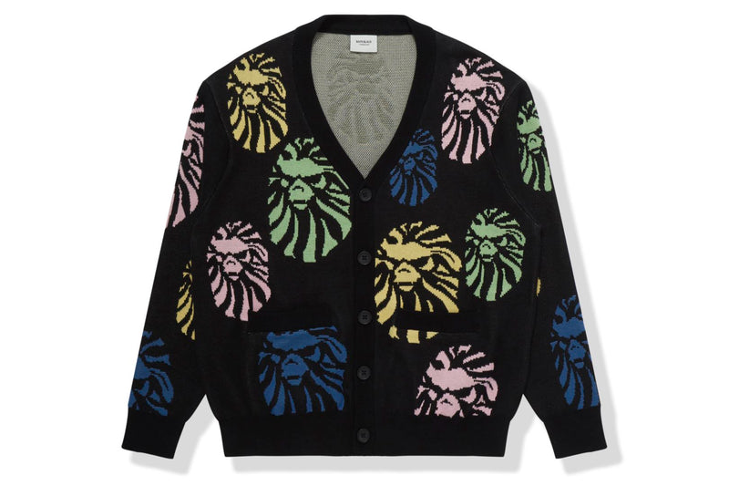 BAPE BLACK APE HEAD CARDIGAN