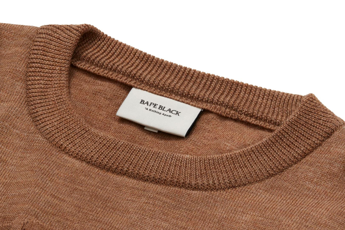 BAPE BLACK APE HEAD PULLOVER KNIT