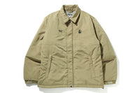 BAPE MENS EMBROIDERED LOGO URSUS PUFFER BLOUSON
