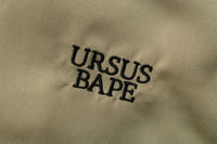 BAPE MENS EMBROIDERED LOGO URSUS PUFFER BLOUSON