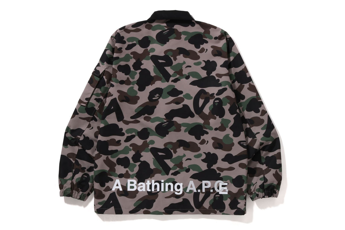 BAPE® X A.P.C. CAMO COACH JACKET