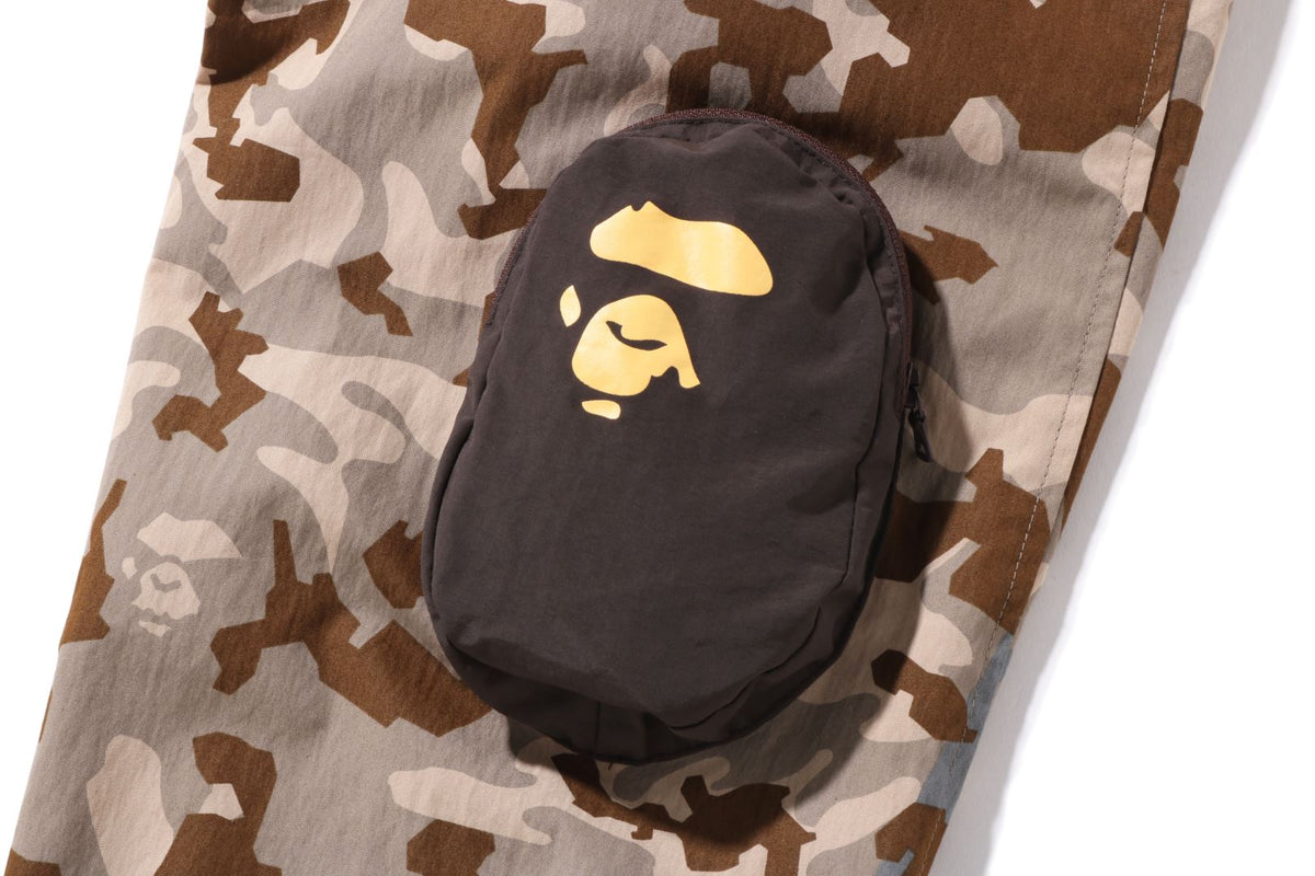 SAND CAMO MULTI POCKET HOODIE JACKET
