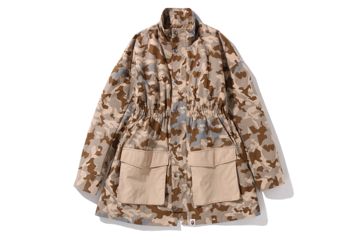 BAPE WOMENS SAND CAMO M 65 JACKET