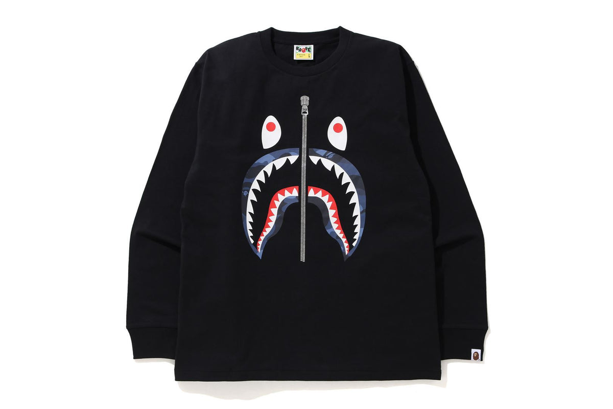 COLOR CAMO SHARK L/S TEE