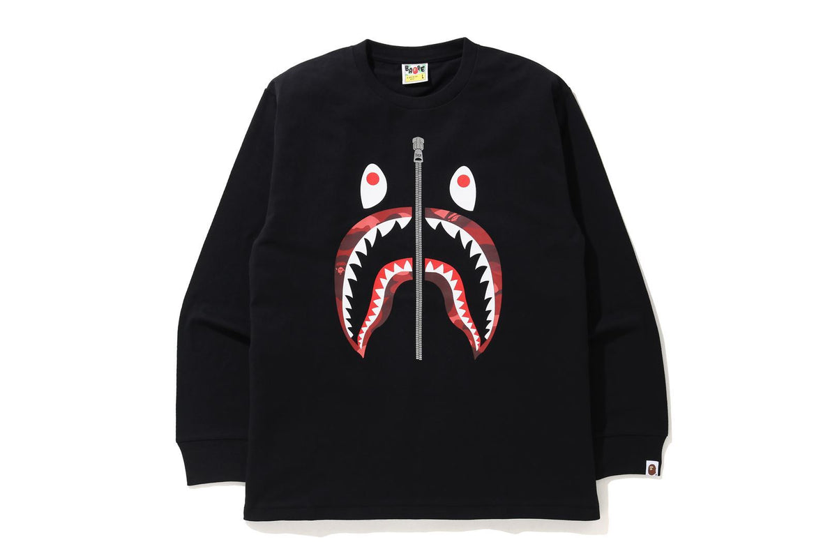 COLOR CAMO SHARK L/S TEE