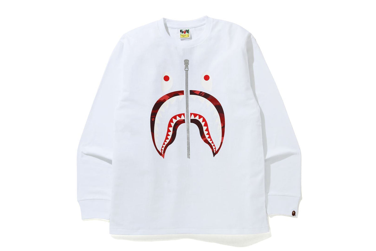 COLOR CAMO SHARK L/S TEE