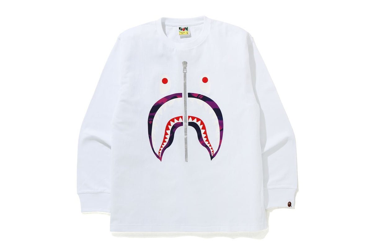 COLOR CAMO SHARK L/S TEE