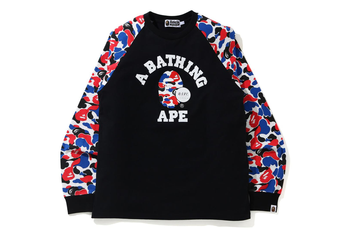 BAPE STOREÂ® LONDON CAMO LONG SLEEVE TEE
