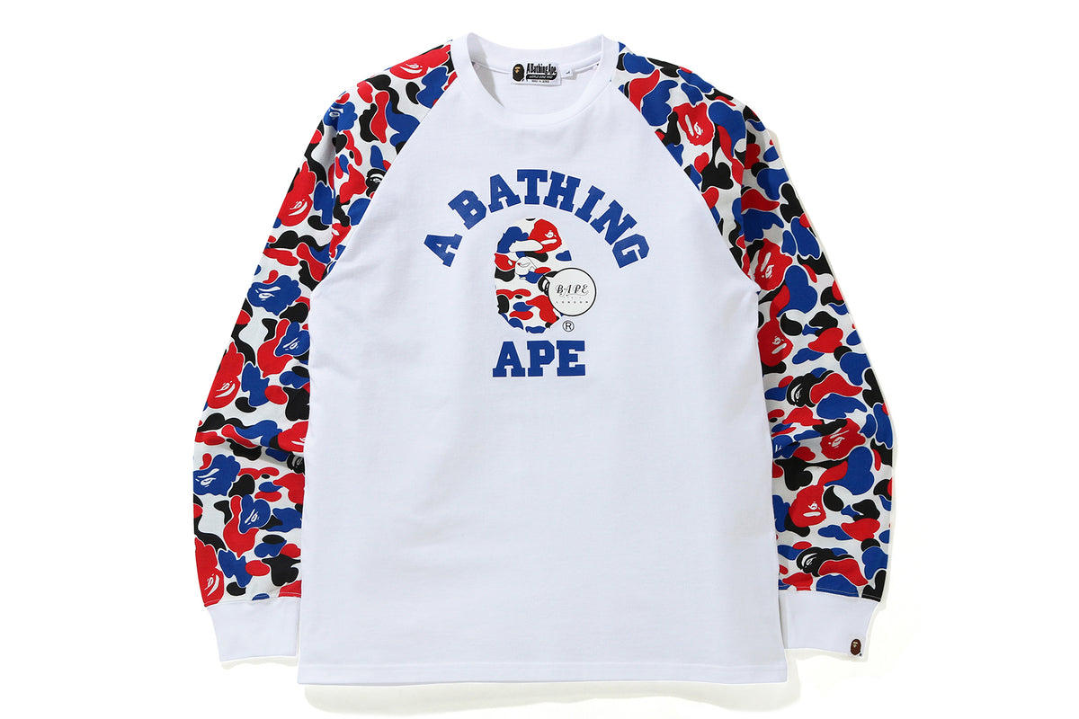 BAPE STOREÂ® LONDON CAMO LONG SLEEVE TEE