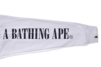 BAPE STOREÂ® LONDON BAPE CHECK LOGO L/S TEE