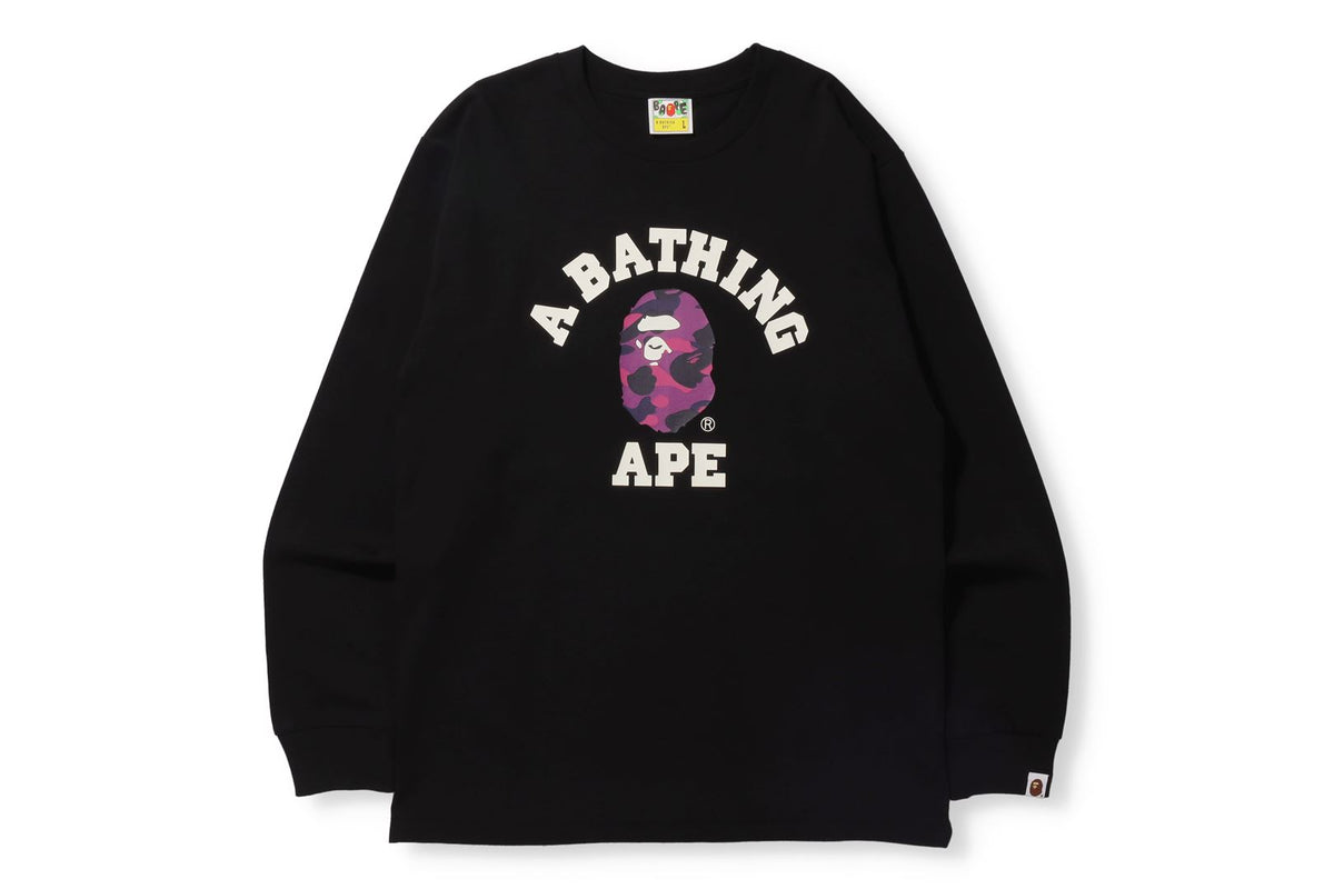 COLOR CAMO COLLEGE L/S TEE