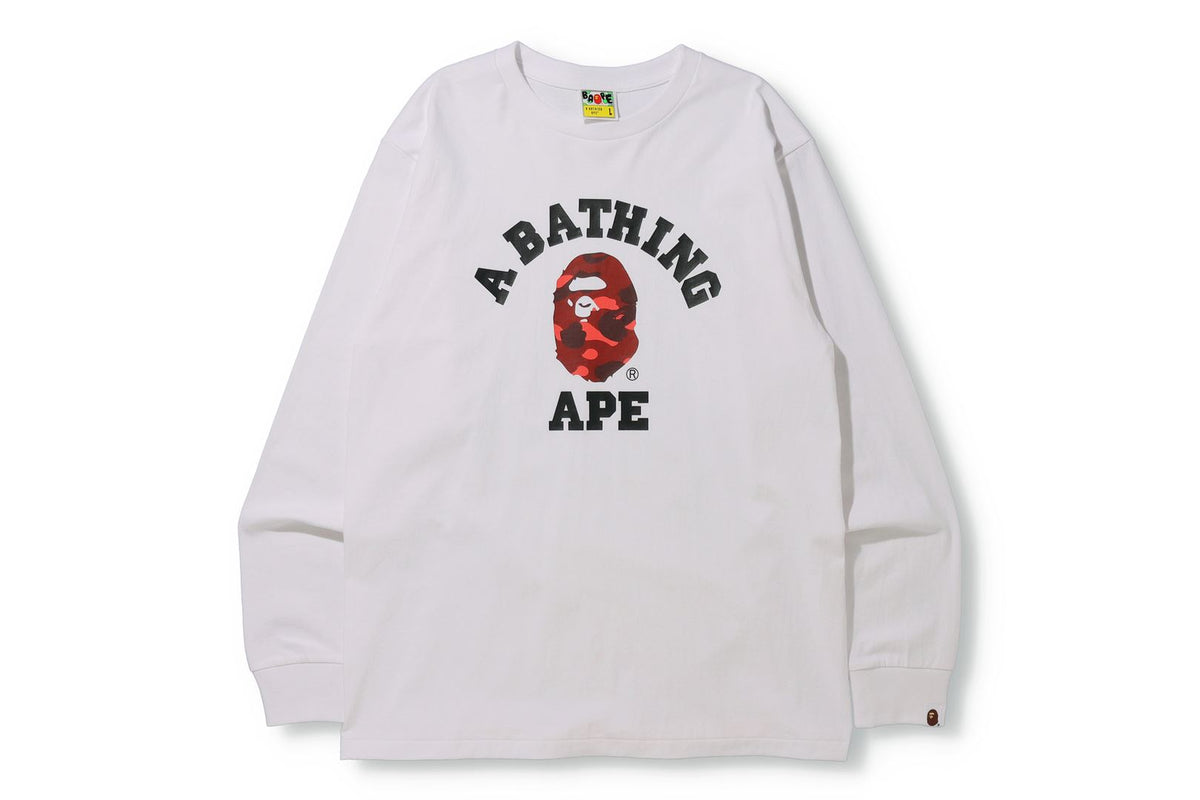 COLOR CAMO COLLEGE L/S TEE