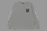 REFLECTIVE SOLID CAMO APE HEAD RELAXED FIT POCKET L/S TEE