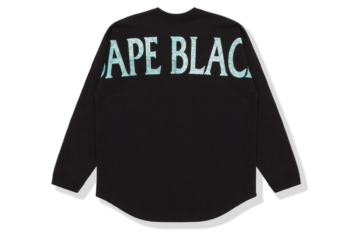 BAPE BLACK LOGO LONG SLEEVE TEE