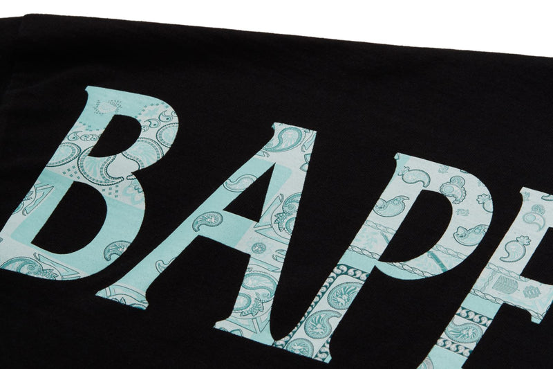 BAPE BLACK LOGO LONG SLEEVE TEE