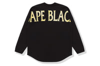 BAPE BLACK LOGO LONG SLEEVE TEE