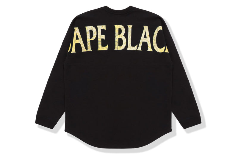 BAPE BLACK LOGO LONG SLEEVE TEE