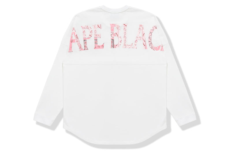 BAPE BLACK LOGO LONG SLEEVE TEE