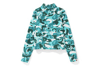 MARBLE CAMO TURTLE NECK L/S TEE