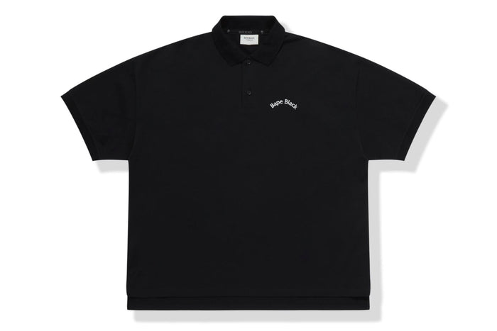 BAPE BLACK LOGO POLO (BOXY FIT)