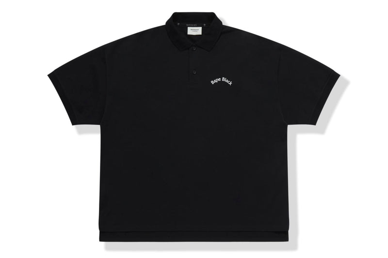 BAPE BLACK LOGO POLO (BOXY FIT)