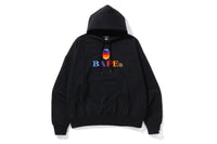 BAPE EMBROIDERY LOOSE FIT PULLOVER HOODIE
