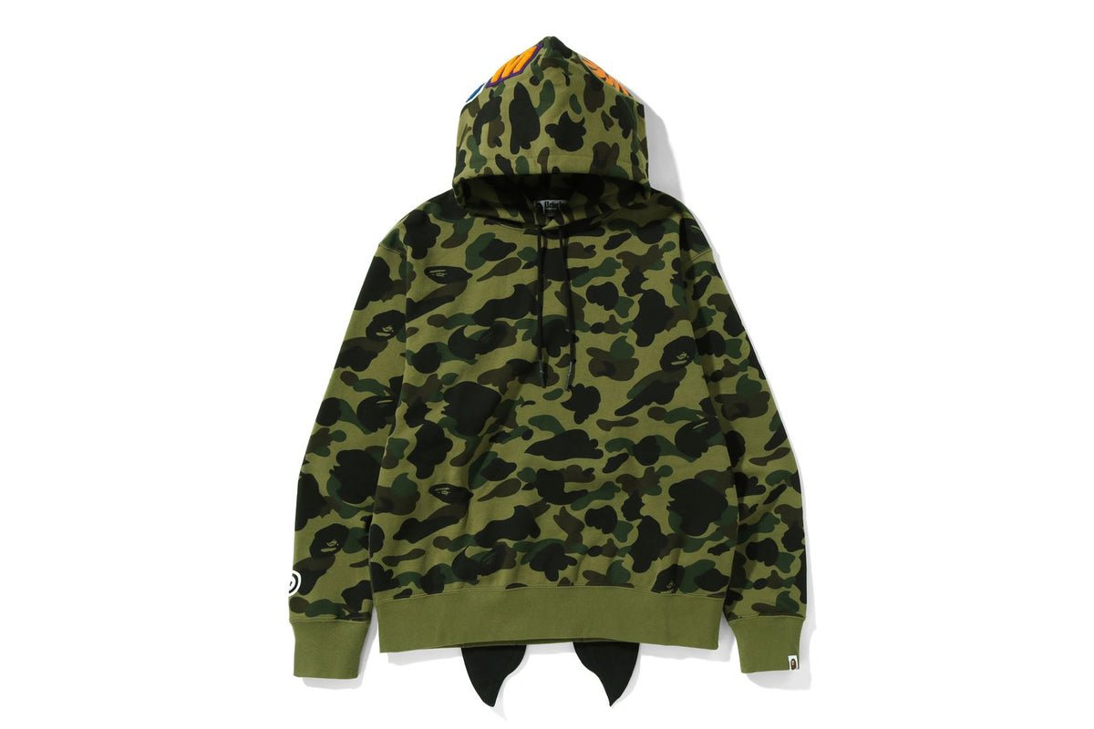 1ST CAMO SHARK RELAXED FIT PULLOVER HOODIE