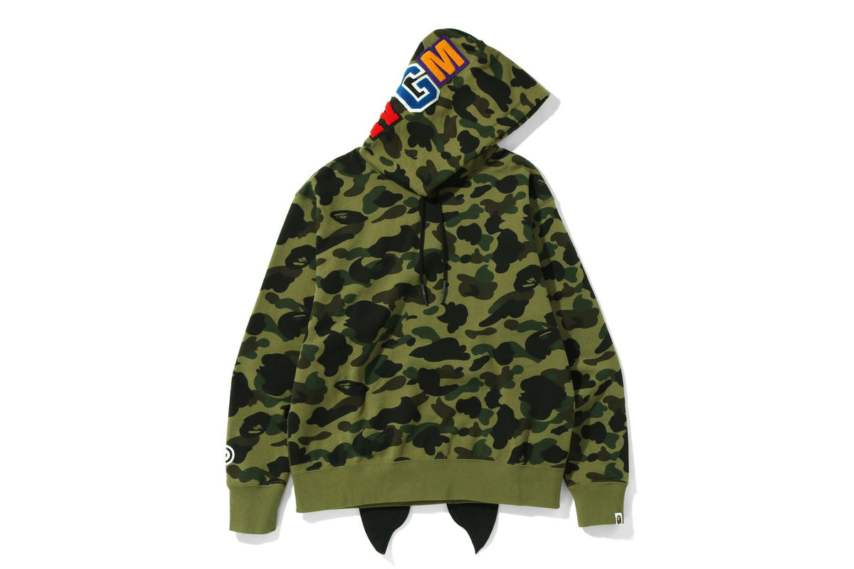 1ST CAMO SHARK RELAXED FIT PULLOVER HOODIE