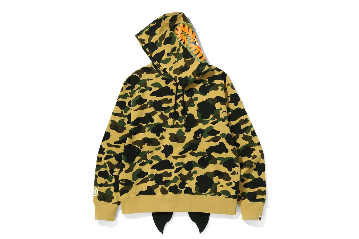 1ST CAMO SHARK RELAXED FIT PULLOVER HOODIE