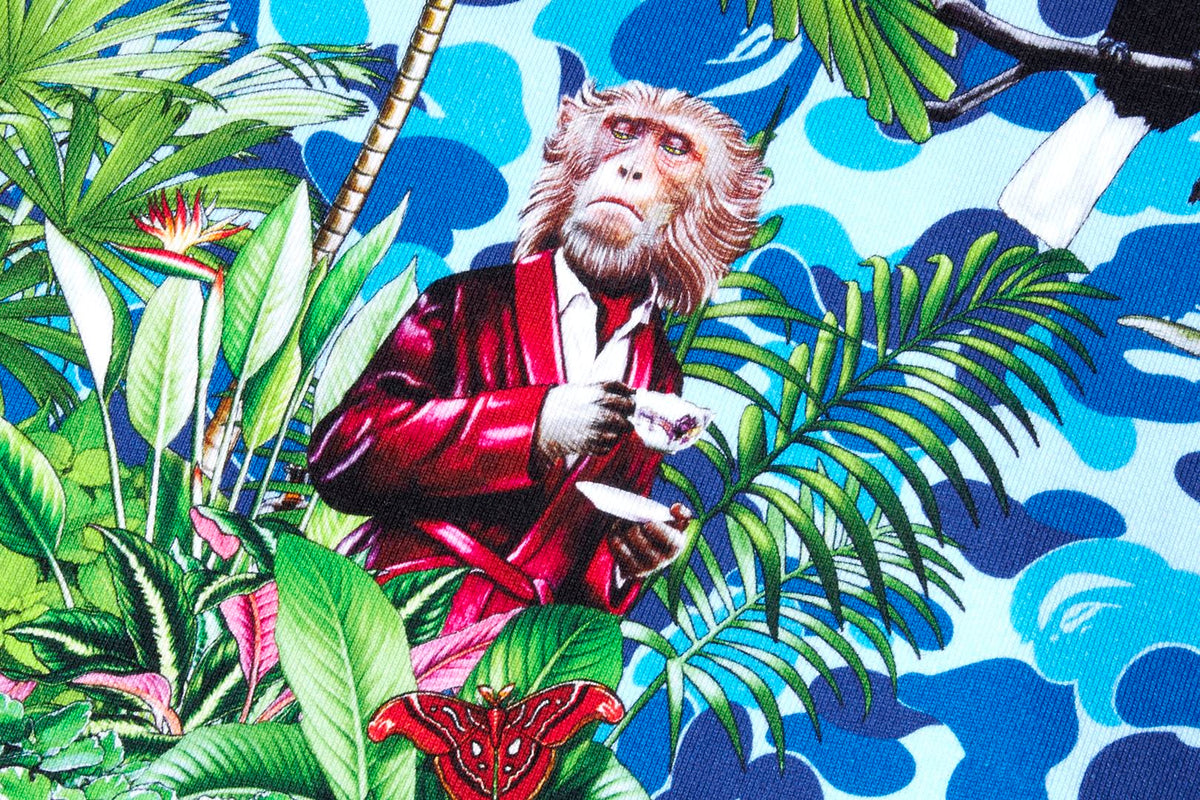 BAPE X MONKEY MENS 47 PULLOVER HOODIE