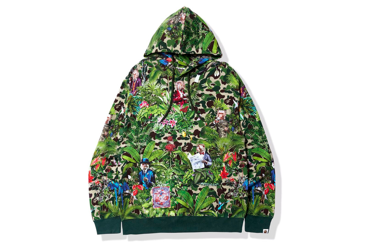BAPE X MONKEY MENS 47 PULLOVER HOODIE