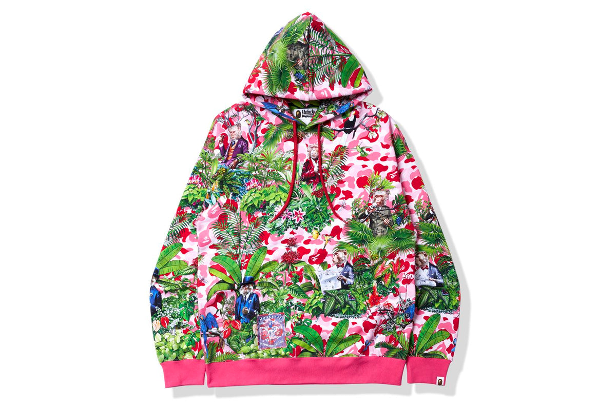 BAPE X MONKEY MENS 47 PULLOVER HOODIE