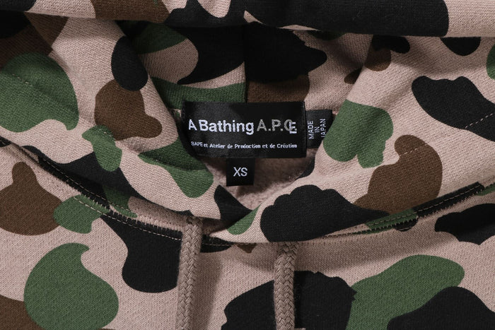 BAPE® X A.P.C. CAMO WIDE PULLOVER HOODIE