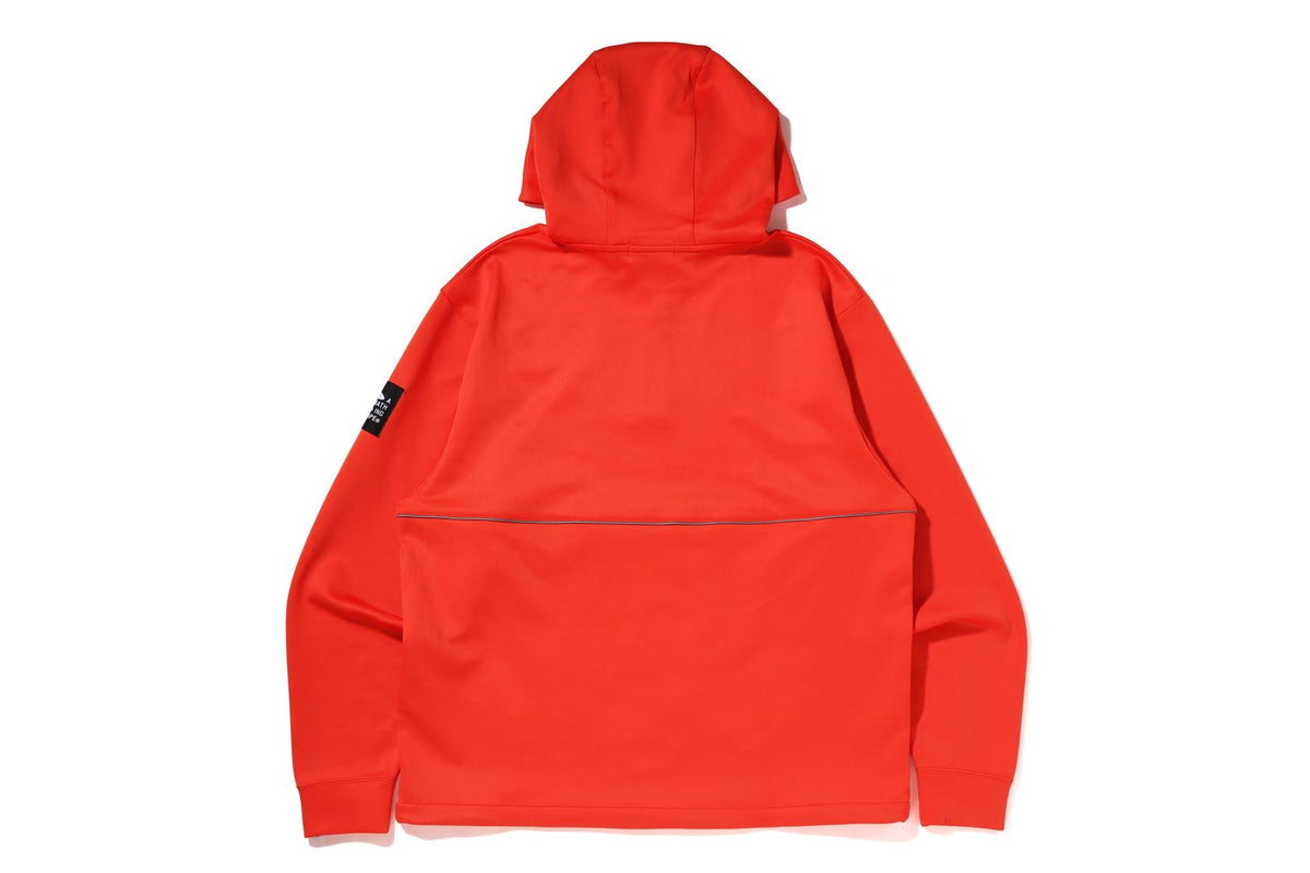 1ST CAMO POCKET RELAXED FIT DOUBLE KNIT HALF ZIP HOODIE