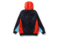 COLOR BLOCK OVERSIZED PULLOVER HOODIE