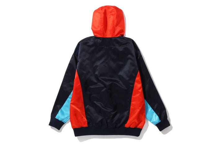 COLOR BLOCK OVERSIZED PULLOVER HOODIE