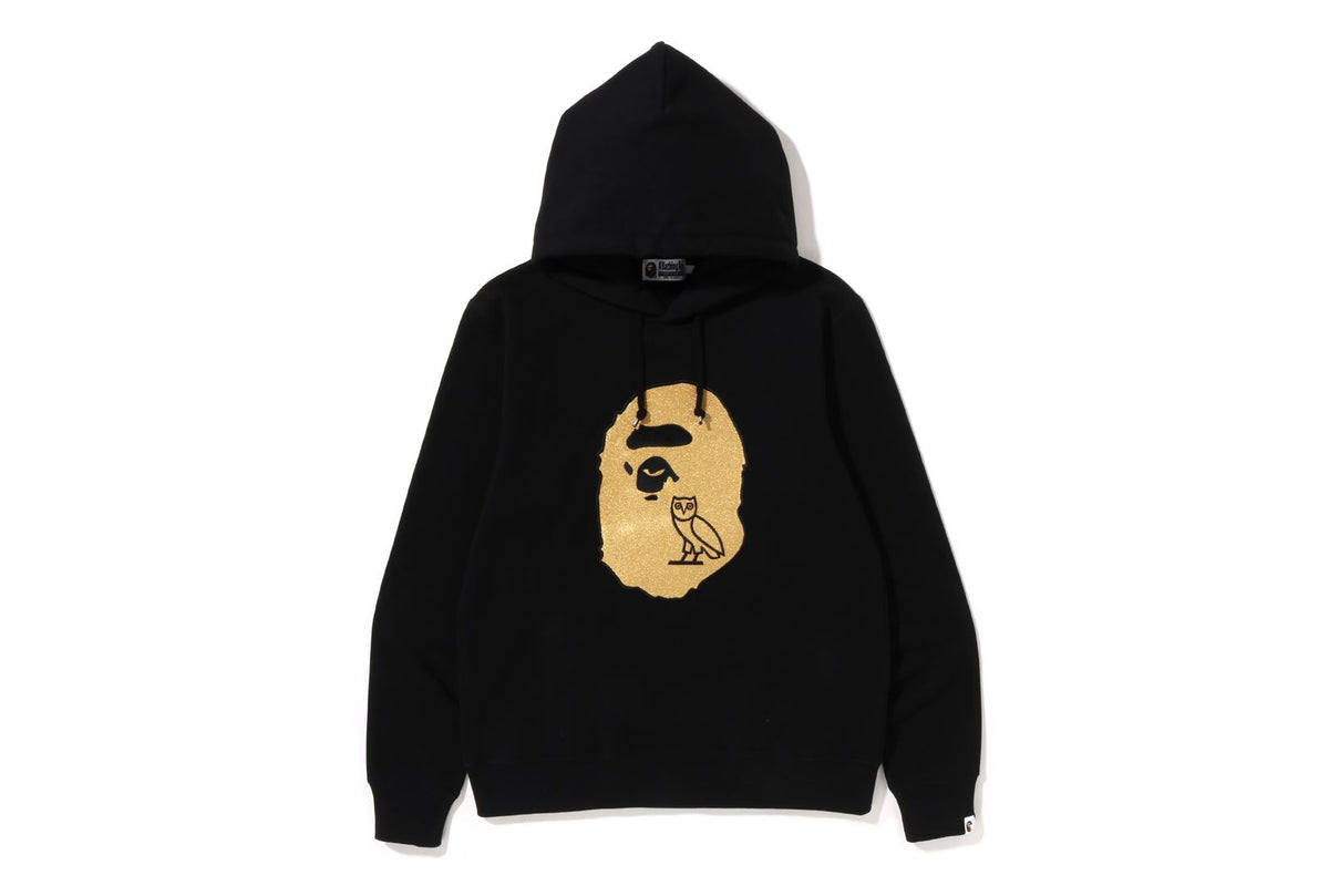 BAPEÂ® X OVO APE HEAD PULLOVER HOODIE