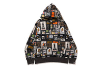 BAPE MULTI LABEL RELAXED FIT PULLOVER HOODIE