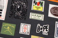 BAPE MULTI LABEL RELAXED FIT PULLOVER HOODIE